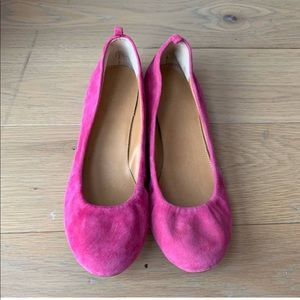 J. Crew Anya Suede Ballet Flat